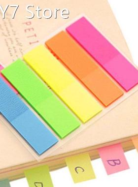 Fluorescent Classification Index Creative Cute Kawaii Colore