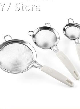 Stainless steel flour sieve Fine Mesh Strainer Kitchen Filte