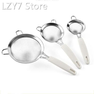 Stainless steel flour sieve Fine Mesh Strainer Kitchen Filte
