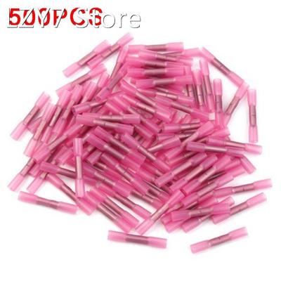500Pcs Heat Shrink Butt Crimp Terminals Waterproof Solder Se