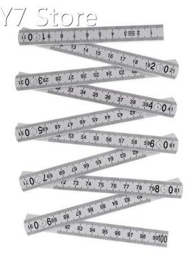 HEAVY DUTY 1M 2M 10-parts Folding Carpenters Ruler Lightweig