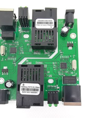 10Pairs 100M Optical Fiber Media Converter Fiber Transceiver