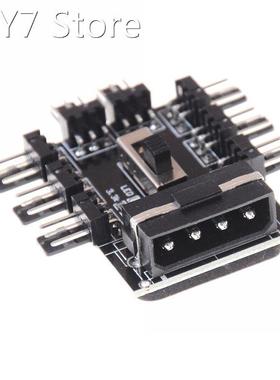 1 To 8 Way Splitter Cooler Cooling Fan Hub 3pin 12V Power So