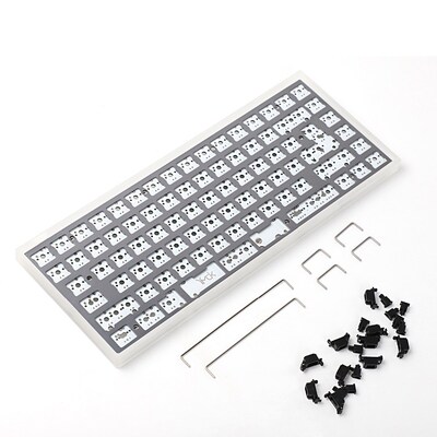 84 Kit CNC Acrylic Case Anodized Plate Underglow RGB Fully P