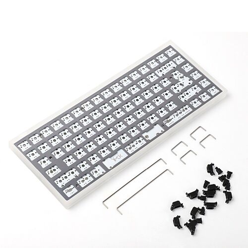 84 Kit CNC Acrylic Case Anodized Plate Underglow RGB Fully P