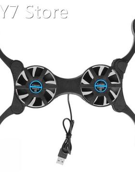 Quiet Silent Octopus Laptop Dual Cooling Fan Portable Notebo