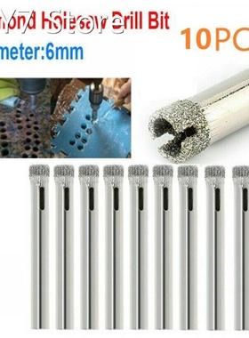 10PCS Diamond Coated Drill Bit Tile Ceramic Glass Hole Saws