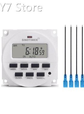 Digital Timer Switch 7 Days Weekly Programmable Time Relay C