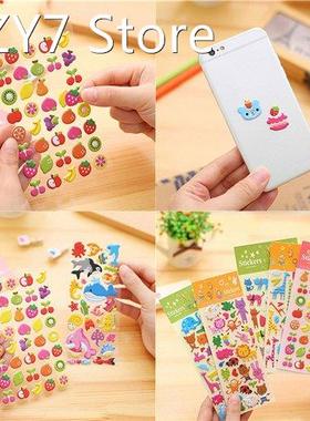 1 PCS Kawaii Cartoon 3D Bubble stickers DIY Diary Scrapbook