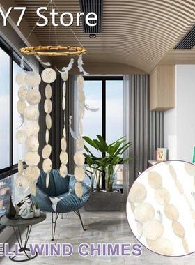 Hot sale Shell Feather Wind Chime Pendant Balcony Outdoor Ya