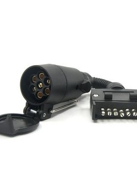 Car Accessories 7 Pin Plug Adapter Adapator Round Female to