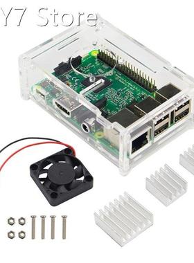 Heatsink Case for Raspberry Pi 3 Gen Acrylic Case + 3 Pieces