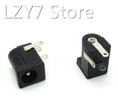 200Pcs DC-005 Black DC Power Jack Socket Connector DC005 5.5