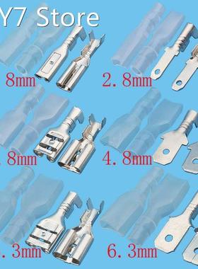 20Set 2.8mm 4.8mm 6.3mm Spade Crimp Terminals Wire Connector