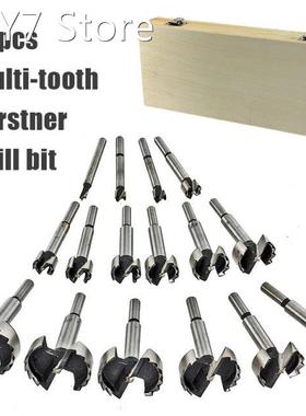 15 16Pcs Set 6-54mm Multi-tooth Forstner Boring Drill Bits K
