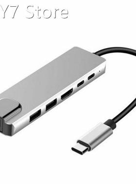 Type-C To RJ45 Lan Ethernet 4K HDMI-Compatible USB 3.0 C Ada