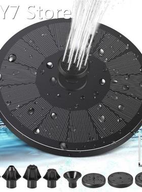 7 Mode Upgrade Solar Power Water Fountain Garden Pool Pond O
