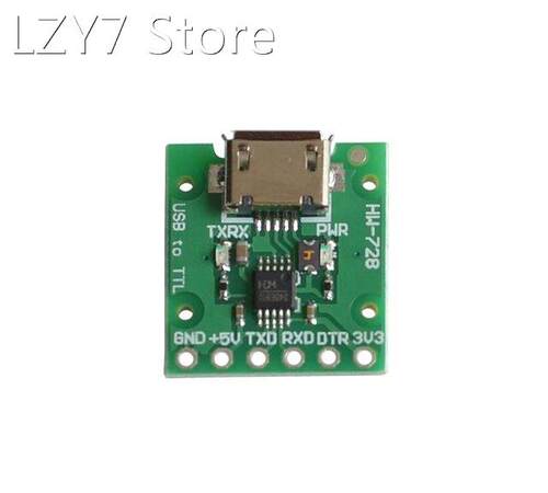CH340E USB to TTL Serial Converter, 5V/3.3V Alternative CH34