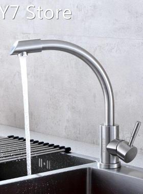 Stainless Steel Kitchen Faucet Elbow 360 Degree Rotating Ho