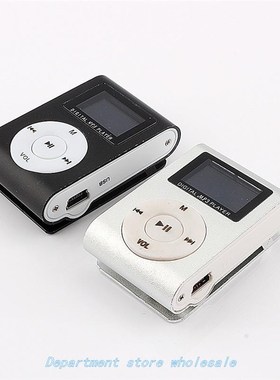 MP3 Music Player LCD Screen Mini Slim Mp3 Player Support Mic