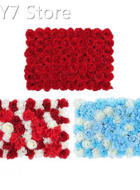 Simulation Artificial Flower Background Wall Garden Privacy