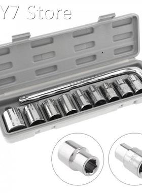 10pcs/lot Auto Repair Socket Wrench Chrome Vanadium Steel S