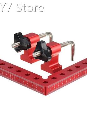 100/120/140mm Two Side Metric Scale Woodworking Clamping L-S
