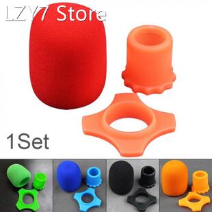 Microphone Anti-Roll Anti Skid Case with Microphone Sponge C