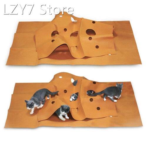 83XC Cat Play Mat Play Rug for Cats Behavioral Training Mat