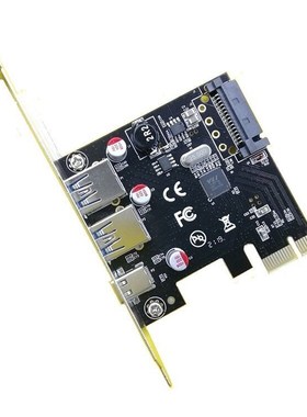 Usb 3.1 Type C Pcie Expansion Card Pci-E To 1 Type C And 2 T