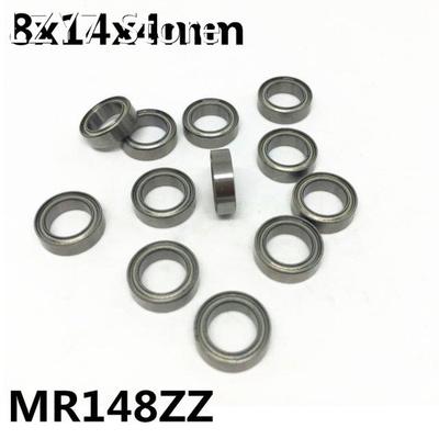 10Pcs MR148ZZ L-1480ZZ 8x14x4 mm Deep groove ball Bearing Mi