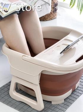 Foldable Foot Bath Bucket Footbath Plain Foaming Massage Buc