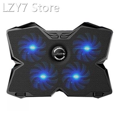 Gaming Laptop Cooler with 4 Quiet Big Fans 2 USB Ports Lapto