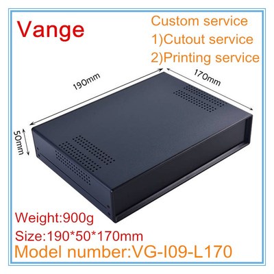 1pcs/lot metal enclosure diy junction box 190*50*170mm iron