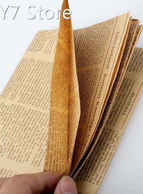 1pcs Vintage Newspaper Gift Wrapping Paper Artware Package P