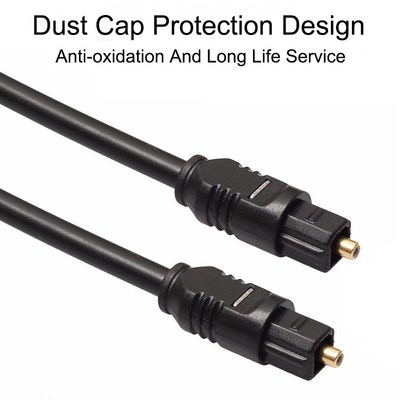 FS Digital Optical Audio Cable Toslink 1m 3m SPDIF Coaxial C