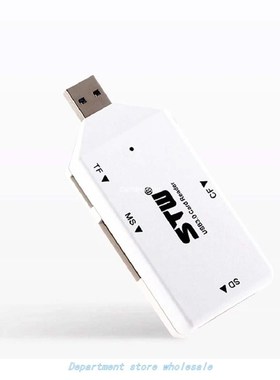 STW Mini 5 Gbps SuperSpeed USB 3.0 miniSD TF MS CF Di Adapte