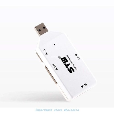 STW Mini 5 Gbps SuperSpeed USB 3.0 miniSD TF MS CF Di Adapte
