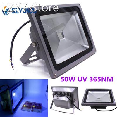 UV LED Floodlight 50W 365nm 85-265V High Power Ultra Violet