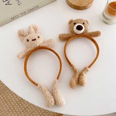 Super Cute Doll Wash Face Apply Mask Hairbands Makeup Headb