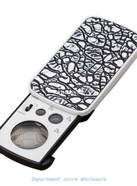 Gems Stamps Pocket Jewelry Loupe Slide Out Portable Magnifyi