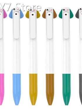 2 in1 Black Red Retractable Ballpoint Pen 1.0 mm Medium Poin