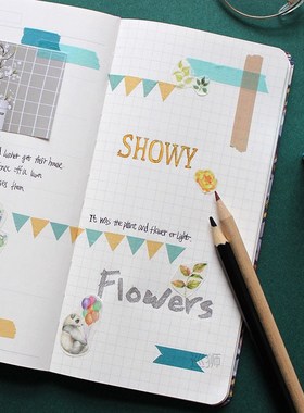 Miss Ben color series solid color and paper tape hand accoun