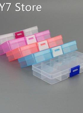 10 Slots Compartment Adjustable Container Beads Earring Disp