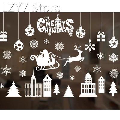 Christmas Window Clings Christmas Snowflake Window Stickers