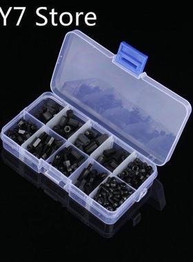300Pcs/Set Nylon M3 Assorted Hex Screw Nut Spacers Stand-off