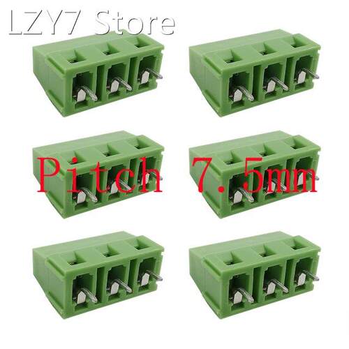 5/10/20Pcs Green KF128-7.5-3P 10A/300V 3 Pin Pitch 7.5mm Str