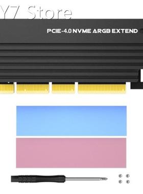 PClE 4.0 to M.2 NVME M B＆M Key Hard Disk Expansion Card PCI