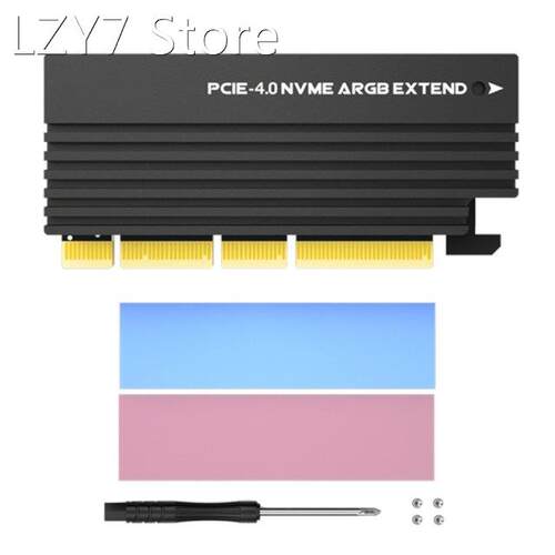 PClE 4.0 to M.2 NVME M B＆M Key Hard Disk Expansion Card PCI