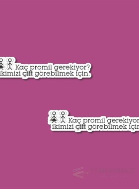 Dual-View Laptop and Phone Sticker-Decal max.5cm 2'li Set